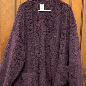 Purple Sherpa sweater